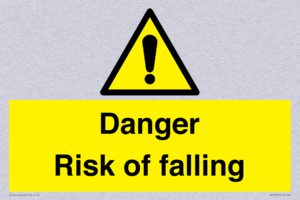 Danger Risk of falling